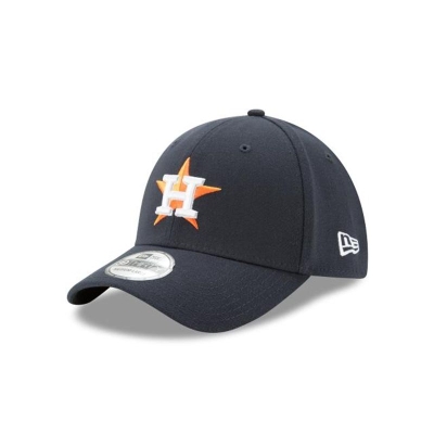 Blue Houston Astros Hat - New Era MLB Team Classic 39THIRTY Stretch Fit Caps USA7439065